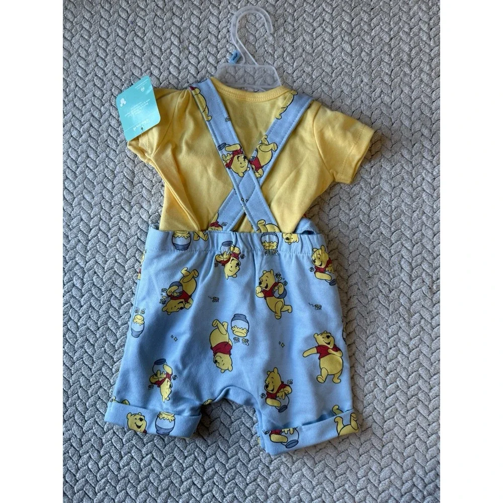 disney Winnie the Pooh Short Overall And T-shirt 3 To 6 Months